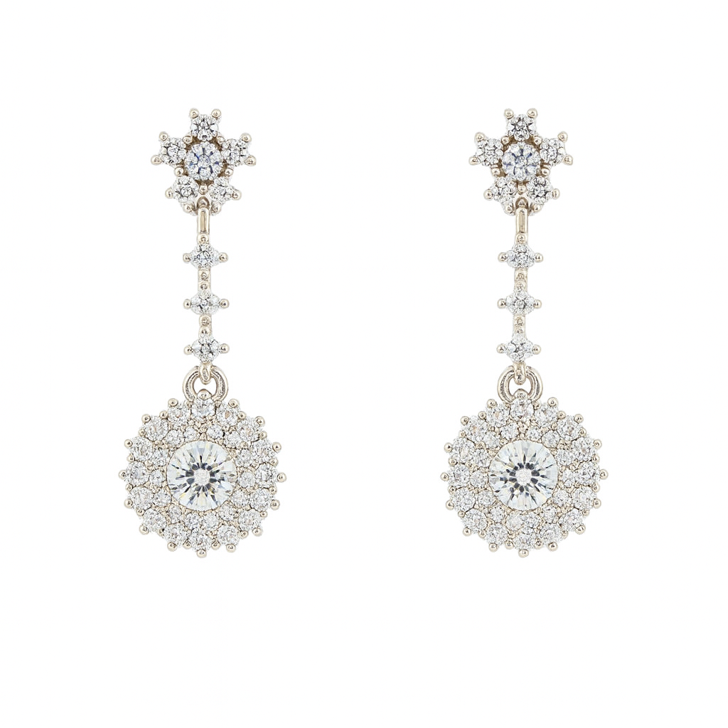 Pendientes de novia largos