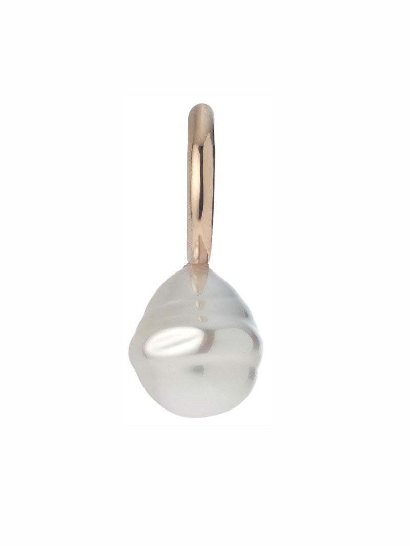 Pendientes de novia con perla barroca